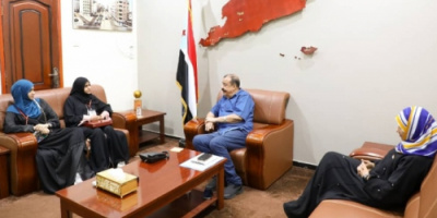 اللواء بن بريك يلتقي المدير التنفيذي لمؤسسة "أنا طبيب أنا استطيع"