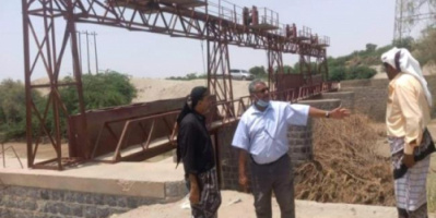 ممثلو إنتقالي أبين يطلعوا على اضرار السيول في المحافظة
