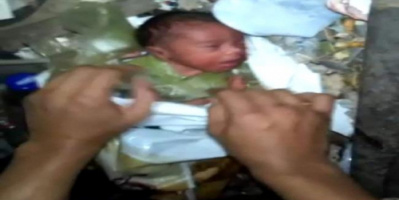 القبض على المتهمة بالقاء رضيع بالقرب من احدى مدارس كريتر