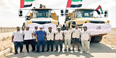 خليفة الإنسانية تواصل دعم قطاع النظافة في أرخبيل سقطرى