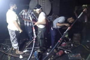 بعد إصلاح الأعطال ... عودة التيار الكهربائي للمعلا والتواهي والقلوعة 