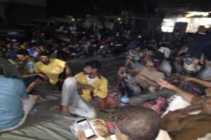  مسيرة جماهيرية رفضاً لاستقالة مدير أمن حوطة لحج