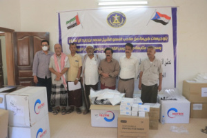 انتقالي حضرموت يواصل تسليم المرافق الصحية بالمحافظة حصتها من الدعم الإماراتي