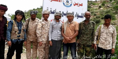 القائد الميداني ابن حضرموت أبو بكر شملول يزور الخطوط الأمامية لجبهات محور الضالع