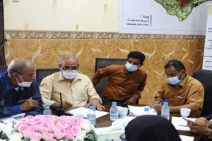  لجنة مكافحة كورونا بانتقالي حضرموت تلتقي قيادة مكتب الصحة بالساحل