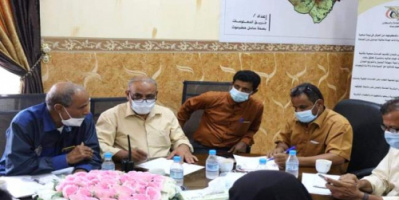  لجنة مكافحة كورونا بانتقالي حضرموت تلتقي قيادة مكتب الصحة بالساحل