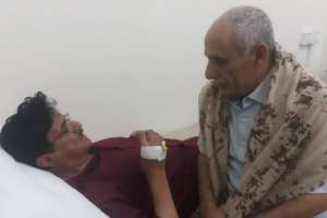 رئيس انتقالي الضالع يطمئن على صحة المناضل قاسم صالح الشعيبي