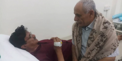 رئيس انتقالي الضالع يطمئن على صحة المناضل قاسم صالح الشعيبي
