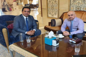ممثل خارجية الانتقالي الشبحي يلتقي نائب سفير جمهورية روسيا الاتحادية