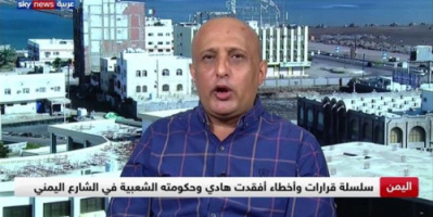  الشميري : الإنتقالي اصبح رقما صعبا وحصن الجنوب بحماية كبيرة والشمال عاد إلى المربع الاول 