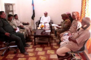 اجتماع انتقالي سقطرى وقيادات عسكرية يقر تشكيل غرفة عمليات لإدارة الملف الأمني