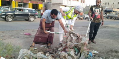  شباب مدينة الحبيلين يبادر بإطلاق حملة نظافة بجهود شبابية ذاتية في ردفان 