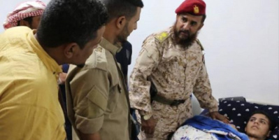 العميد الشوحطي يزرو جرحى جبهتي أبين والضالع في مستشفيات العاصمة عدن