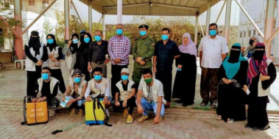 بحضور نائب شرطة مديرية صيره  أمجد الصبيحي تدشن المرحلة الثانية للرش والتعقيم لحملة انا متطوع انا مستعد في ثانويات كريتر