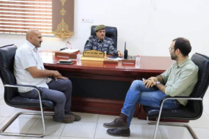 نائب مدير أمن العاصمة عدن يلتقي نائب رئيس بعثة اطباء بلا حدود 