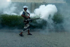  إنتقالي الشحر يواصل حملة الرش والتعقيم ويستهدف مركز مرضى التوحد