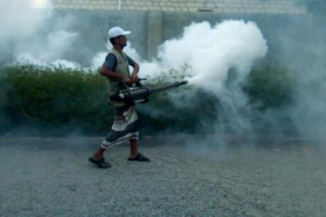  انتقالي الشحر يواصل حملة الرش والتعقيم بالمديرية ويستهدف مركز رعاية مرضى التوحد