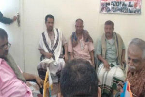 رئيس انتقالي لحج يناقش مع قيادة طور الباحة عدد من القضايا