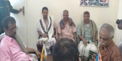 رئيس انتقالي لحج يناقش مع قيادة طور الباحة عدد من القضايا