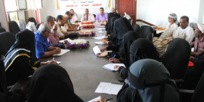 مدير مكتب تربية لحج يرأس إجتماعا لمديري المدارس الأهلية