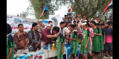 رئيس انتقالي لحج يشهد نهائي دوري الشهيد القائد يسري الحوشبي
