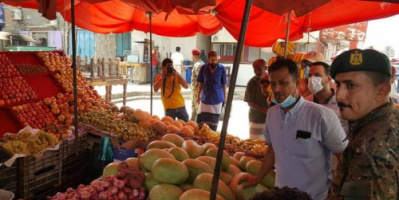 حملة مشتركة لمراقبة الأسعار في مديرية البريقة بالعاصمة عدن