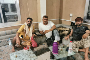 مدير امن محافظة لحج في اجتماع استثائي بقائد مكافحة الارهاب ومدير شرطة الحوطه