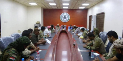 قيادة الدعم والإسناد والأحزمة الأمنية توجه بإعادة تأهيل الأفراد