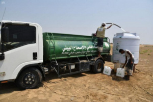 في أسبوع .. ضخ 760 ألف لتر مياه لمديريات حجة