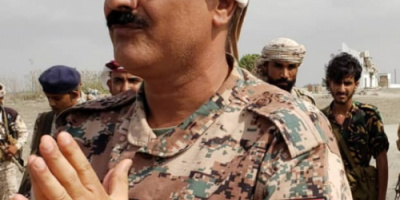 اللواء الركن فضل باعش يعزي الرئيس عيدروس الزبيدي بوفاة نجل شقيقة