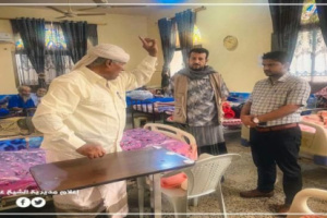 مدير مديرية الشيخ_عثمان يتفقد دار العجزة والمسنين
