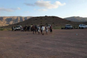 مئات الجنوبيين يتوافدون لحبان بشبوة للمشاركة في ذكرى استشهاد القميشي الأولى