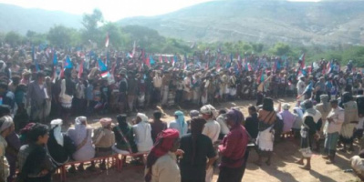 شبوة..توافد حشود غفيرة للمشاركة في احياء ذكرى مقتل الشهيد سعيد تاجرة