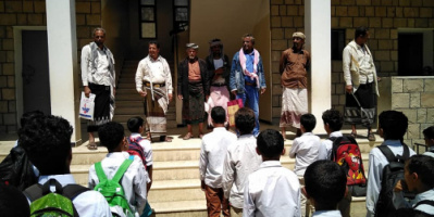 المجلس الانتقالي بيافع رصد يدشن برنامج النزول الميداني لتقييم أداء مدارس المديرية 