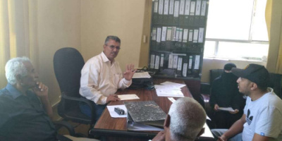 وكيل أول محافظة الضالع يلتقي مدير قسم الانعاش الاقتصادي بمنظمة الإنقاذ الدولية بالضالع