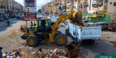 البرنامج السعودي يقدم دعما لمشروع نظافة العاصمة عدن