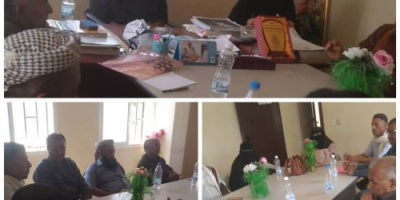 مدير عام محو الامية بأبين يعقد لقاء ً موسعاً بحضور مدراء فروع المديريات