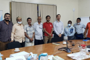 لقاء يجمع القيادة العامة لألوية المقاومة الجنوبية ببعثة الصليب الأحمر في عدن
