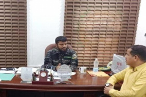 قائد حماية المنشآت الحكومية يلتقي رئيس محكمة الشيخ عثمان