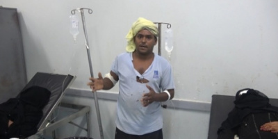 إصابة 3 أشقاء بينهم نساء اثر قصف حوثي على منزلهم في مدينة حيس 