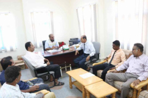 قيادة انتقالي حضرموت تتفقد كلية الهندسة والبترول بجامعة حضرموت