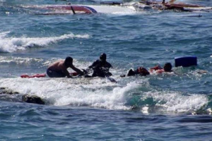 غرق مهاجرين أفارقة عائدين من اليمن قبالة سواحل جيبوتي 
