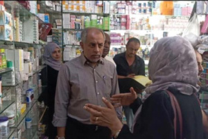 مدير البريقة يشدد على إستمرار حملة الرقابة على المرافق الصحية ويوجه بإغلاق المخالفة