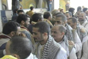  عودة اسرى الشرعية المفرج عنهم الى مناطق الحوثيين
