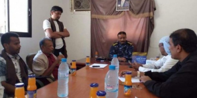 انتقالي ساه يناقش توحيد الجهود لتجاوز الصعوبات وحفظ الأمن مع مدير أمن المديرية