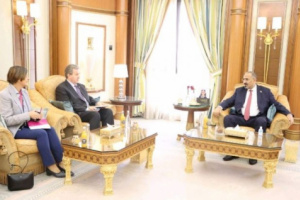 الرئيس القائد عيدروس الزُبيدي يستقبل سفير مملكة النرويج