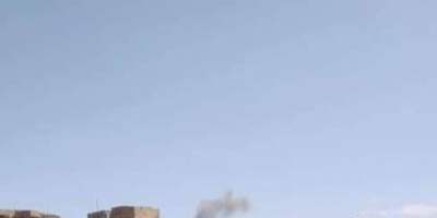 مدفعية المقاومة الجنوبية في ثره تدمرموقع للمليشيات الحوثية في بركان