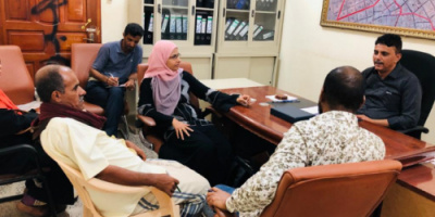 مدير عام دارسعد يلتقي بوفد من منظمة أوكسفام البريطانية في عدن