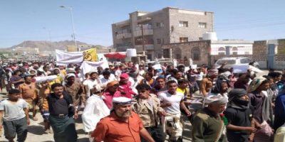   مظاهرات في مودية أبين للتنديد بالاساءات الفرنسية للنبي محمد  