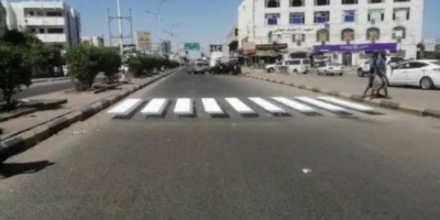 بطريقة ابداعية.. صندوق الطرق يدشن أعمال خطوط المشاة ثلاثية الأبعاد في العاصمة عدن